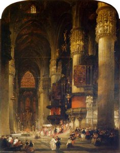 Interior Of The Duomo, Milan — David Roberts