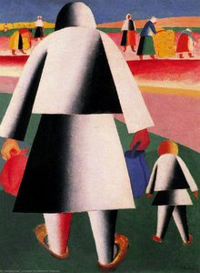 Zur Ernte Gehen. Marfa Und Vanka — Kasimir Sewerinowitsch Malewitsch