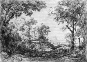 Landscape With Antique Temple — Karoly Marko The Elder