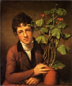 Rubens Peale With A Geranium — Rembrandt Peale
