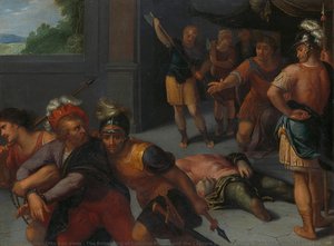 The Beheading Of Claudius Paulus And The Capture Of Julius Civilis, Otto Van Veen, 1600 - 1613 — Otto Van Veen