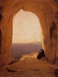 Grotto In The Gulf Of Naples — Carl Blechen
