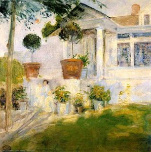 The Portico — John Henry Twachtman