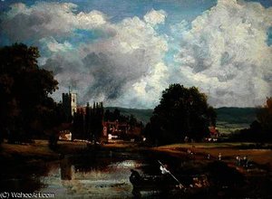 The Thames At Mortlake — Frederick Waters (william) Watts