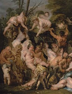 Das Lustspiel Des Bacchus Und Silenus — Jakob Jordaens