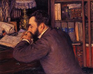 Portrét Henriho Cordiera — Gustav Caillebotte