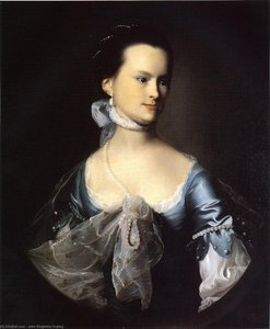 Portrait Of Elizabeth Deering Wentworth Gould Rogers (also Known As Mrs. Nathaniel Rogers) — John Singleton Copley