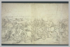 Alexandre Et Porus Ou La Défaite De Porus — Charles Le Brun