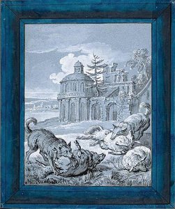 Wolves Attacking Sheep — Jean-baptiste Oudry