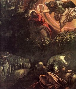 The Prayer In The Garden — Jacopo Tintoretto