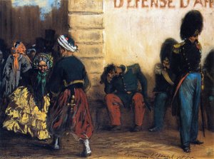 Recollection Of Paris — Адолф Фон Менцел