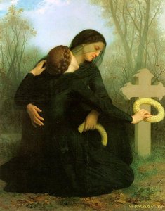 Le Jour Des Morts (auch Bekannt Als Allerheiligen) — William-adolphe Bouguereau