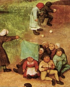 Gry Dziecięce (szczegół) (9) — Pieter Bruegel Starszy