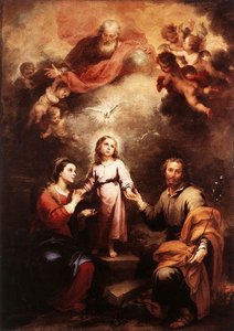 Las Dos Trinidadades — Bartolomé Esteban Murillo