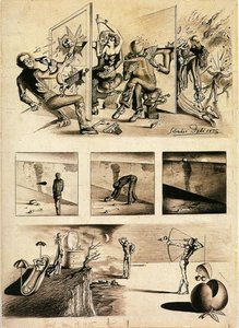Gangsterstvo I Šalavi Vizija Njujorka — Salvador Dalí
