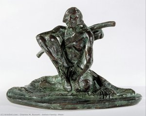 Indian Family [male] — Charles Marion Russell