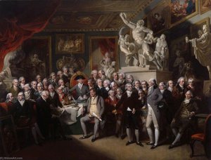 The Royal Academicians In General Assembly — Henry Singleton