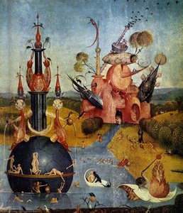 Triptych Of Garden Of Earthly Delights (detail) (46) — Hieronymus Bosch