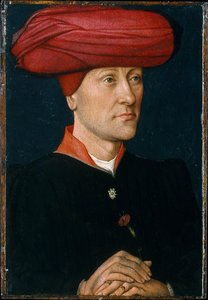Portrait Eines Mannes Mit Einem Chaperon — Jan Van Eyck