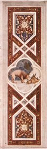 Лев Поручава Мале Лици Да Преживеју (на Декоративном Појасу) — Đijoto Di Bondone