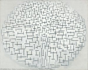 Composizione 10 In Bianco E Nero — Piet Mondrian