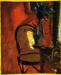 Interior With Chair And Plant — Anna Kirstine Ancher