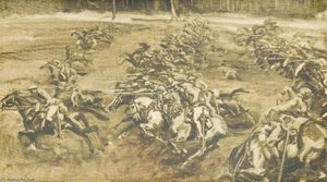 Cavalry Charge Led By Lieutenant G. M. Flowerdew, Vc — Sir Alfred James Munnings