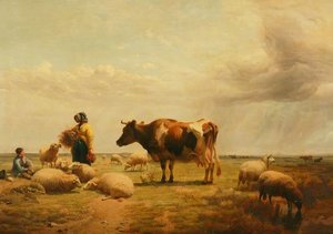 Heat Showers In August — Thomas Sidney Cooper
