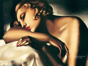 The Sleeper — Tamara De Lempicka