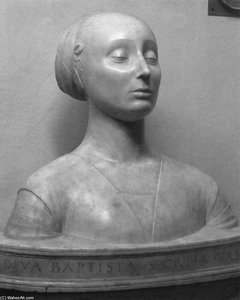 Battista Sforza — Francesco Laurana