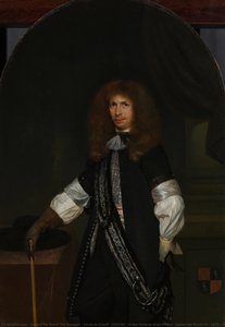Jacob De Graeff (1642-90). In The Uniform Of An Officer, Gerard Ter Borch (ii), 1670 - 1681 — Gerard Ter Borch Il Giovane