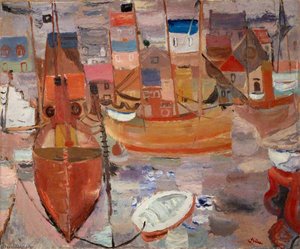 The Harbour — Sir William George Gillies