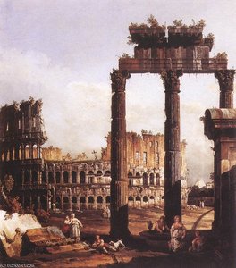 Italy - Capriccio With The Colosseum — Bernardo Bellotto