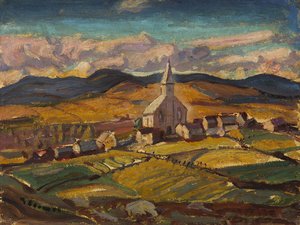 Quebec Village — Arthur Lismer