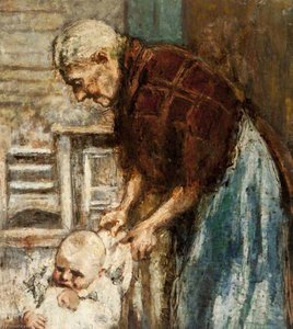 Taking His Steps — William Conor