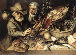 The Fishmonger's Shop — Bartolomeo Passerotti