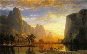 Valley Of The Yosemite — Albert Bierstadt