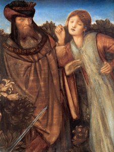 Burne Jones King Mark And La Belle Iseult (detail) — Edward Coley Burne-jones
