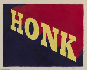 Honk — Edward Ruscha