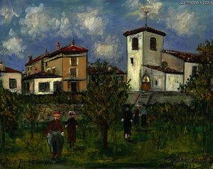 Eglise De Saint-bernard — Maurice Utrillo