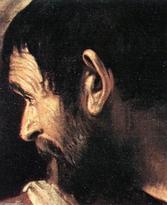 Supper At Emmaus (detail) (13) — Caravaggio