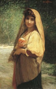 The Italian Girl Wih Orange — Jules Joseph Lefebvre