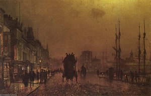 Glasgow Docks — John Atkinson Grimshaw