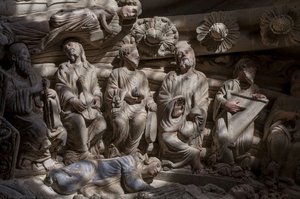 The Elders Holding Instruments, Central Arch, Portico Of Glory — Master Mateo