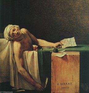 The Death Of Marat — Jacques-louis David