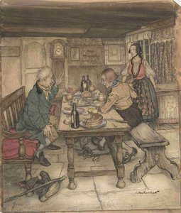 The Farmer's Supper — Arthur Rackham
