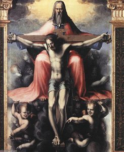 Trinity (detail) — Domenico Di Pace Beccafumi
