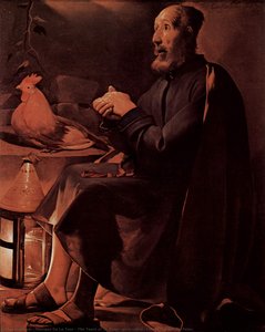The Tears Of St. Peter, Also Called Repentant St. Peter — Georges De La Tour