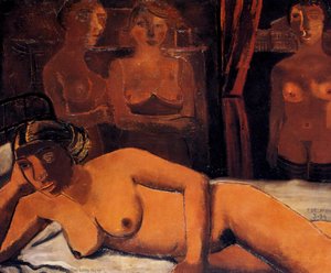 Die Dame Rose — Paul Delvaux