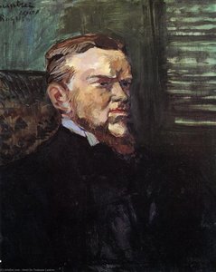 Porträt Von Octave Raquin — Comte Henri Marie Raymond De Toulouse-lautrec-monfa